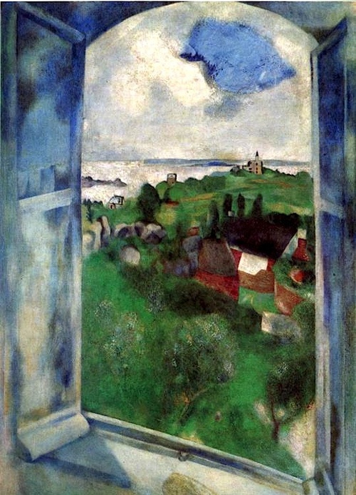 Photo:  Marc Chagall, The Window (1924)
